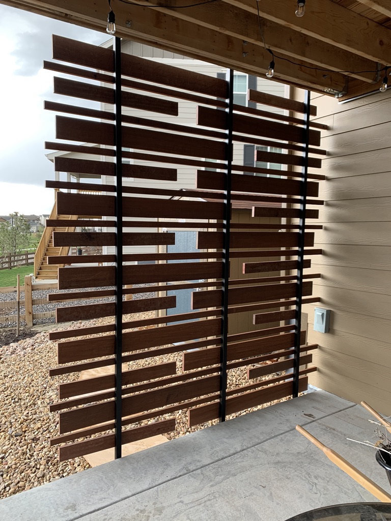 Modern Slat Privacy Screen
