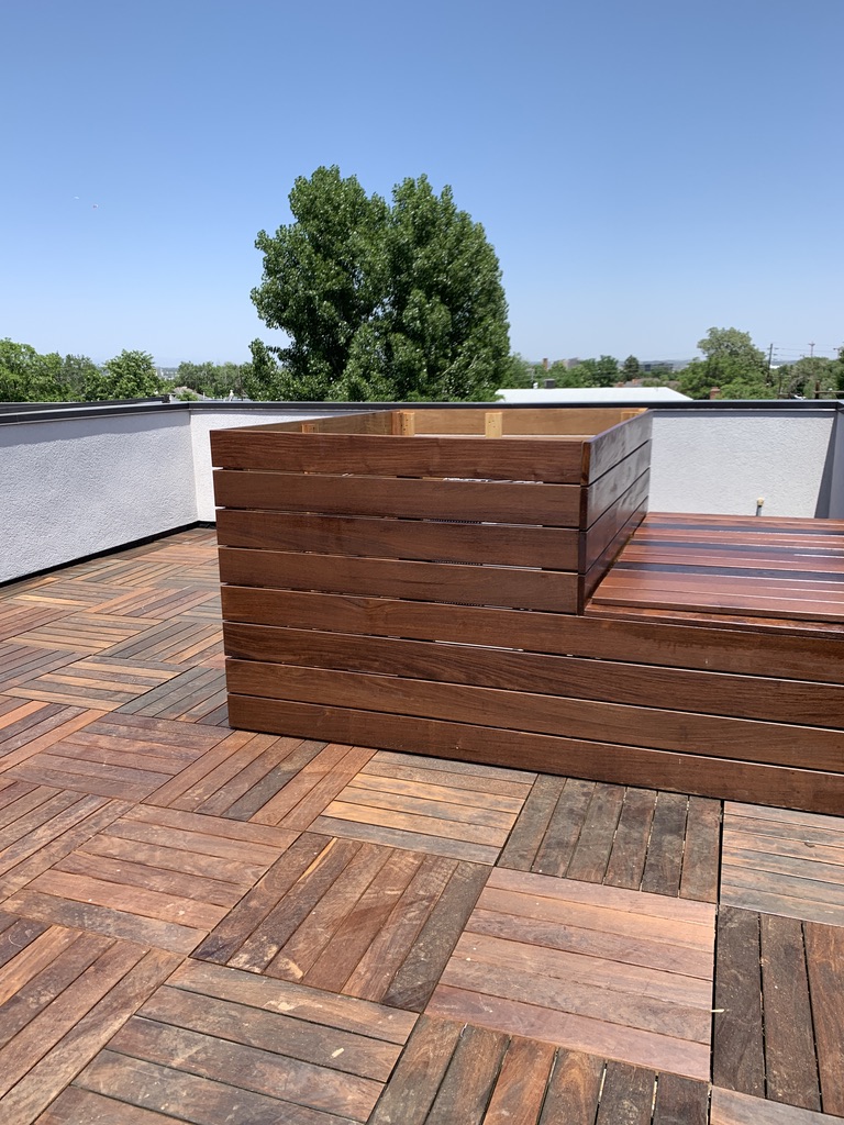 Rooftop Ipe Deck & Planter